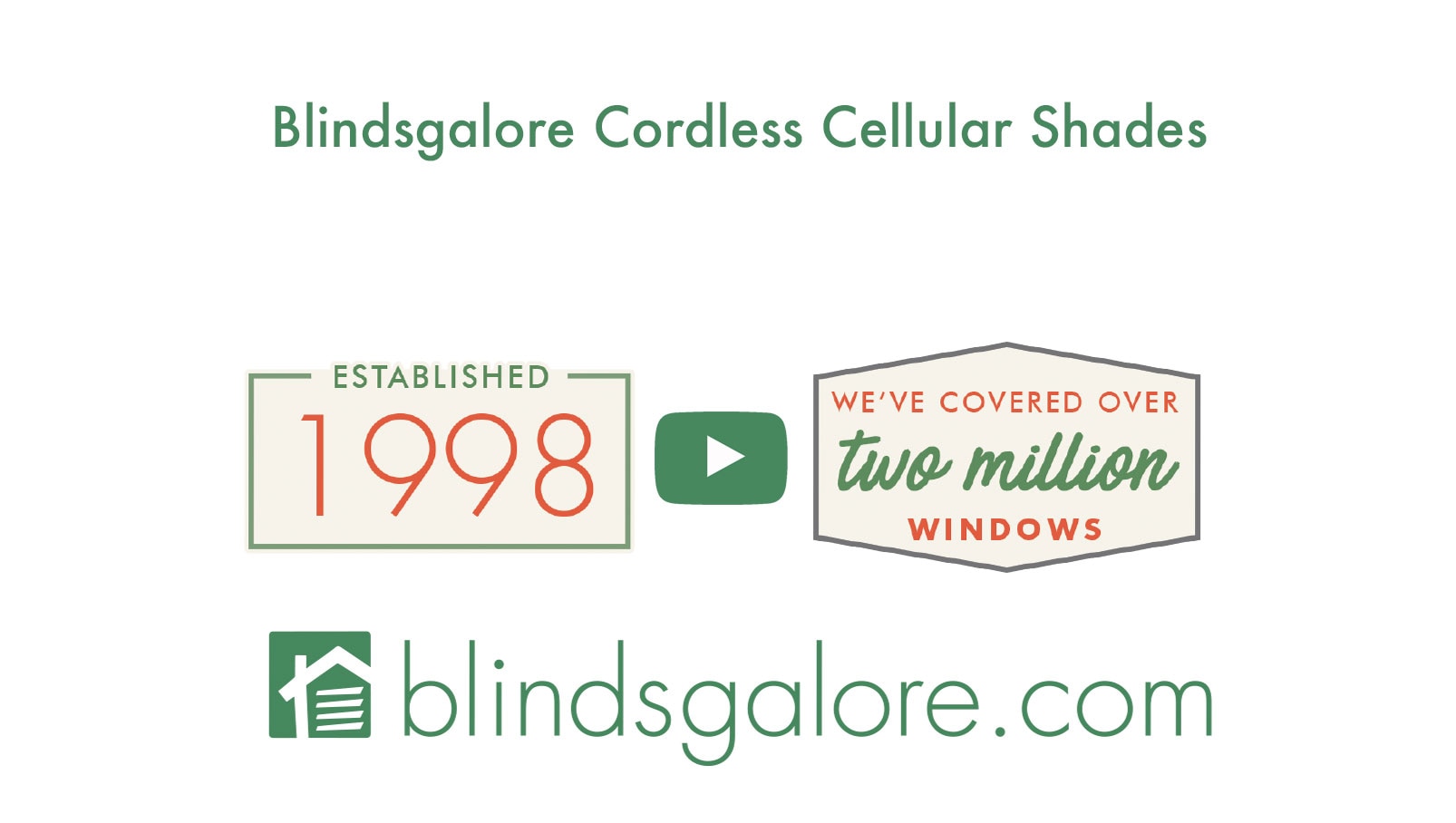 cordless cellular shades from Blindsgalore